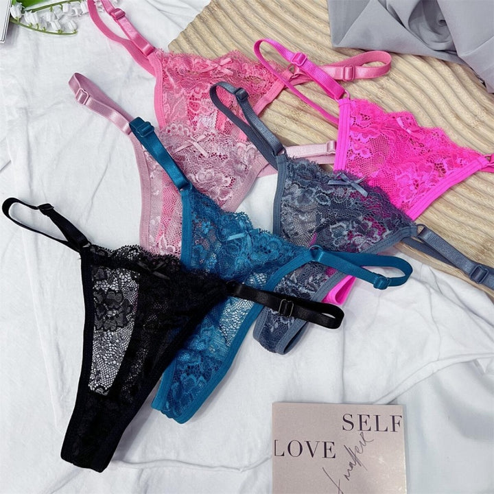 Lace Adjustable Thong