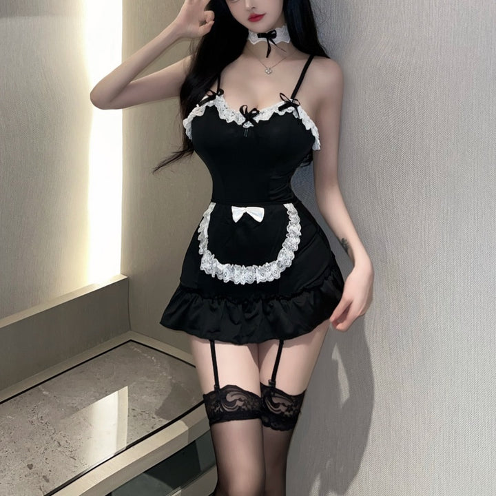 Maid Style Lace Apron Lingerie