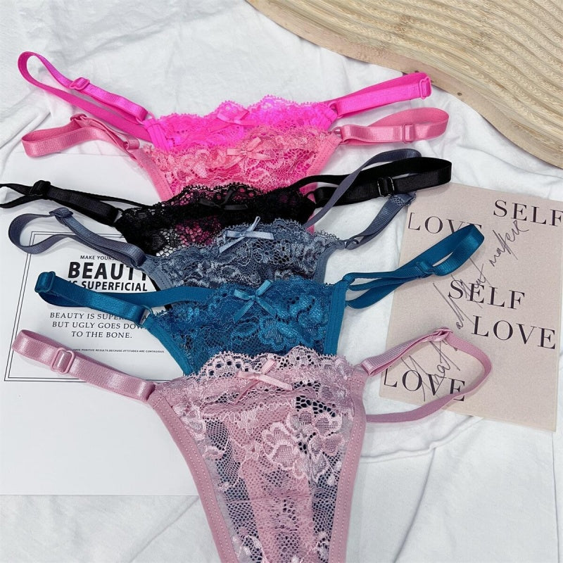 Lace Adjustable Thong