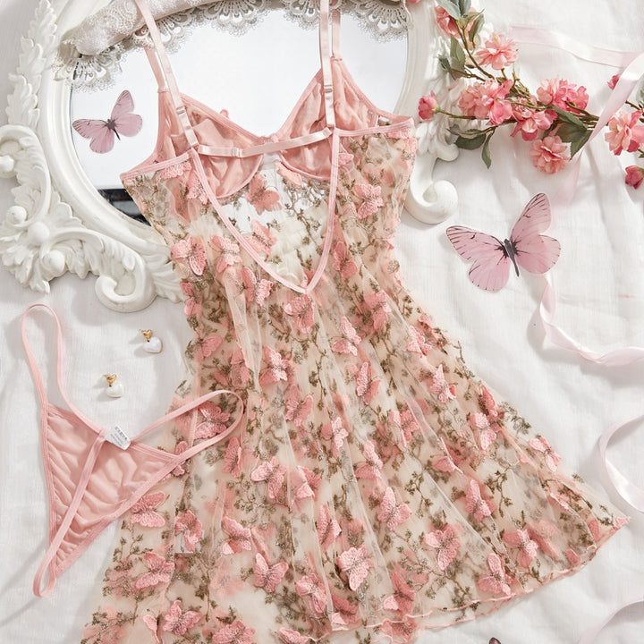 Butterfly Mesh Chemise