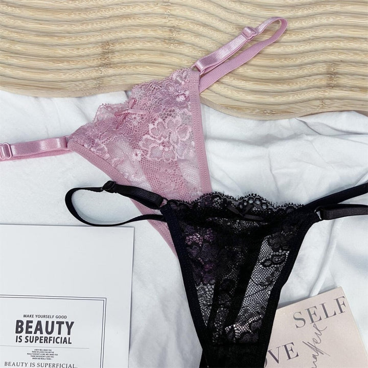 Lace Adjustable Thong