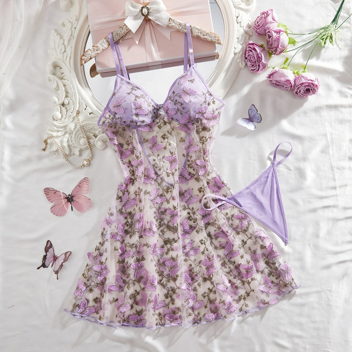 Butterfly Mesh Chemise