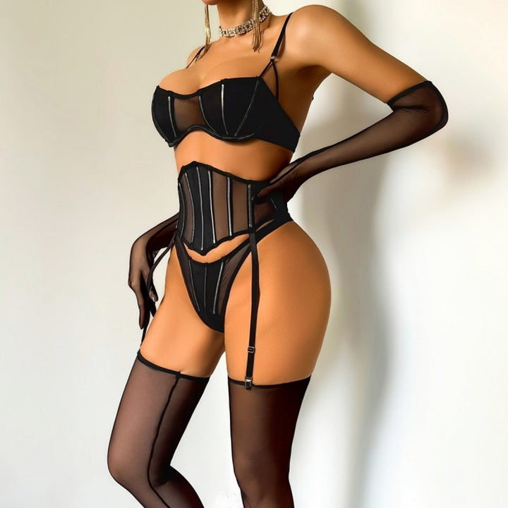 Structured Sheer Corset Lingerie