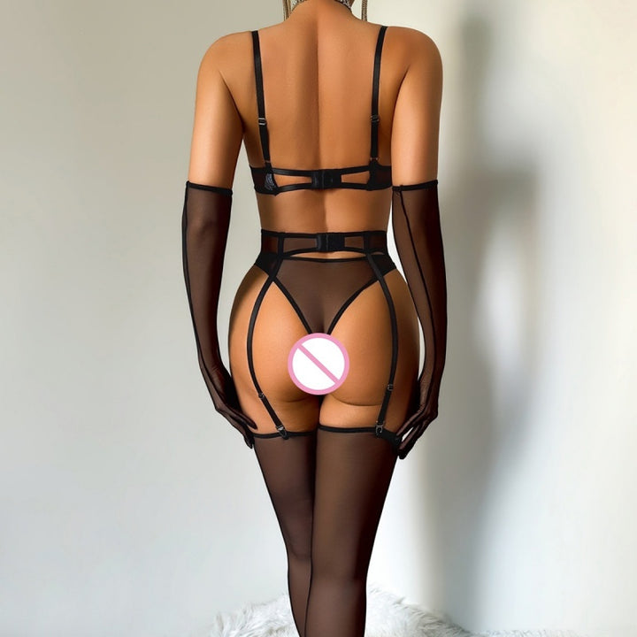 Structured Sheer Corset Lingerie