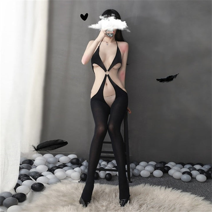 Cutout Halter Teddy