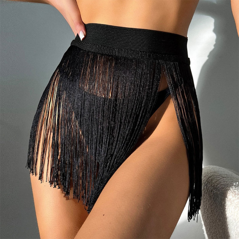 Fringe Lace Lingerie Skirt