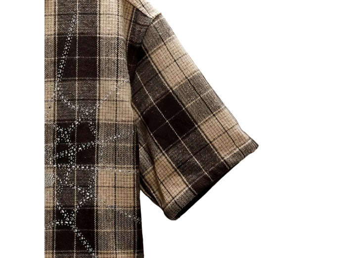 Rhinestone Plaid Shirt