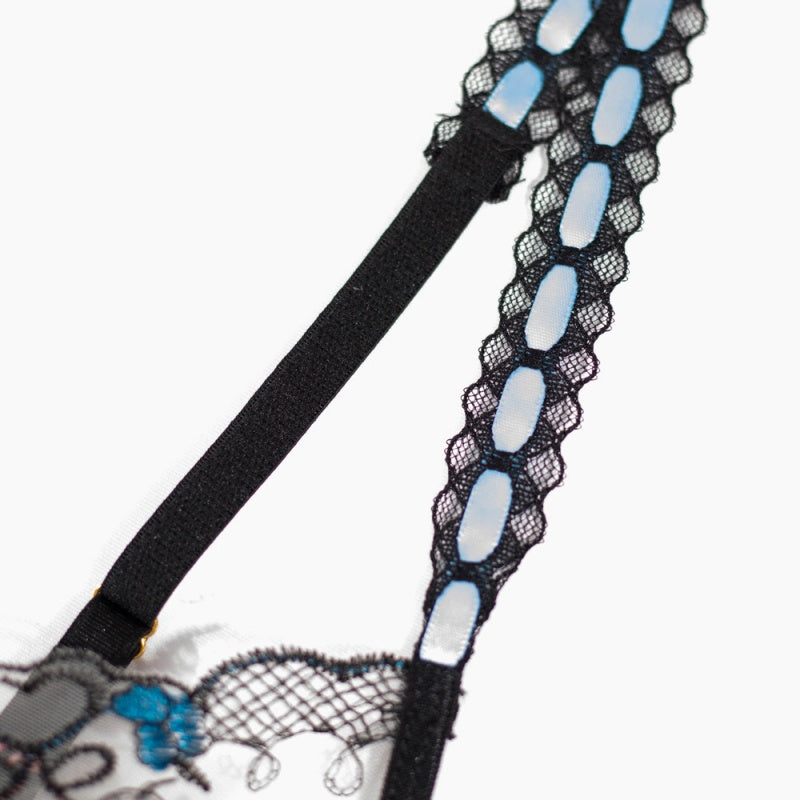 Floral Sheer Garter