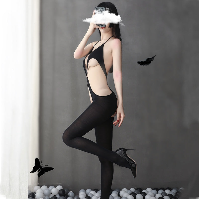 Cutout Halter Teddy