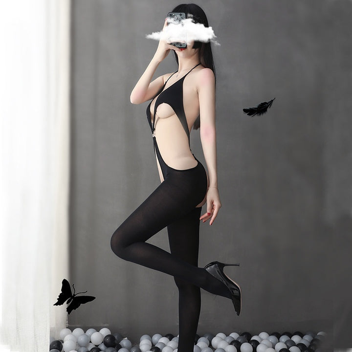 Cutout Halter Teddy