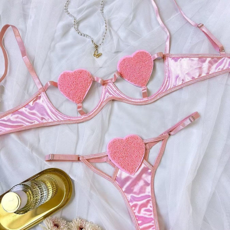 Playful Heart Open Cup Lingerie