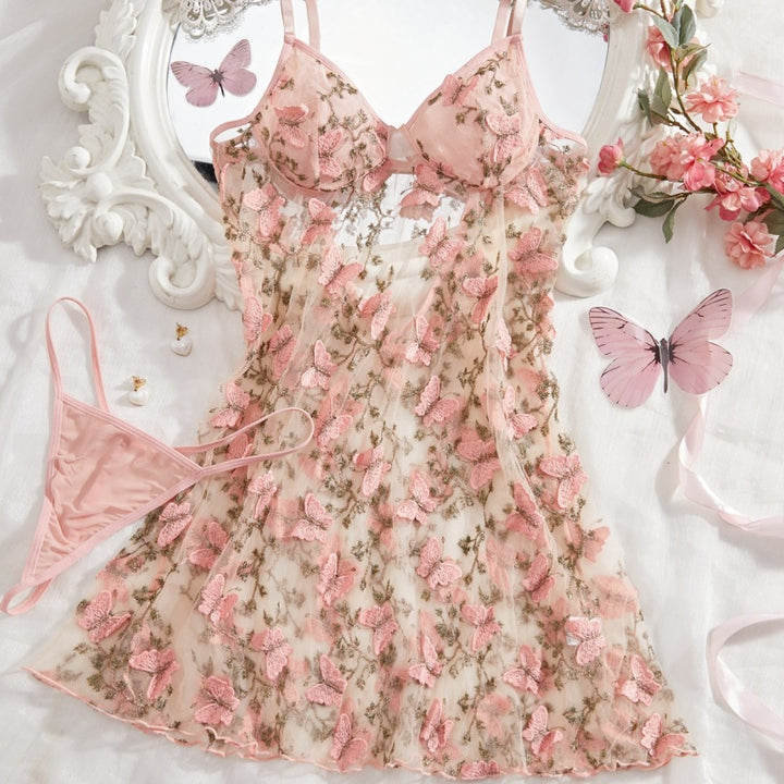 Butterfly Mesh Chemise