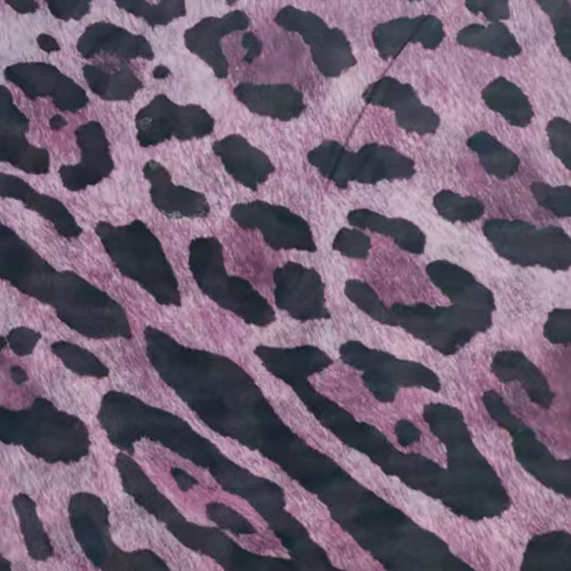 Sheer Leopard Print Slip Lingerie