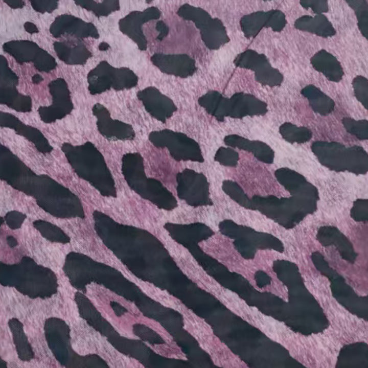 Sheer Leopard Print Slip Lingerie