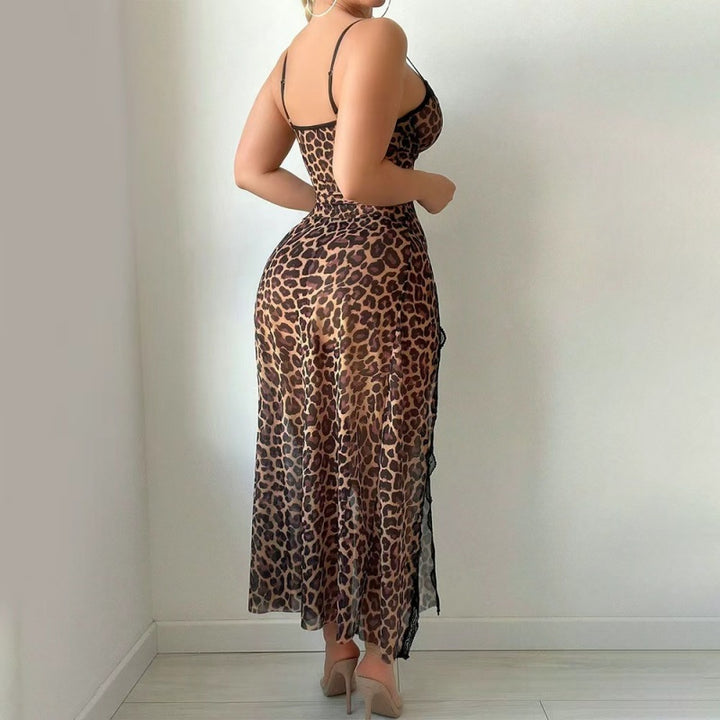Elegant Lace Maxi Babydoll Dress