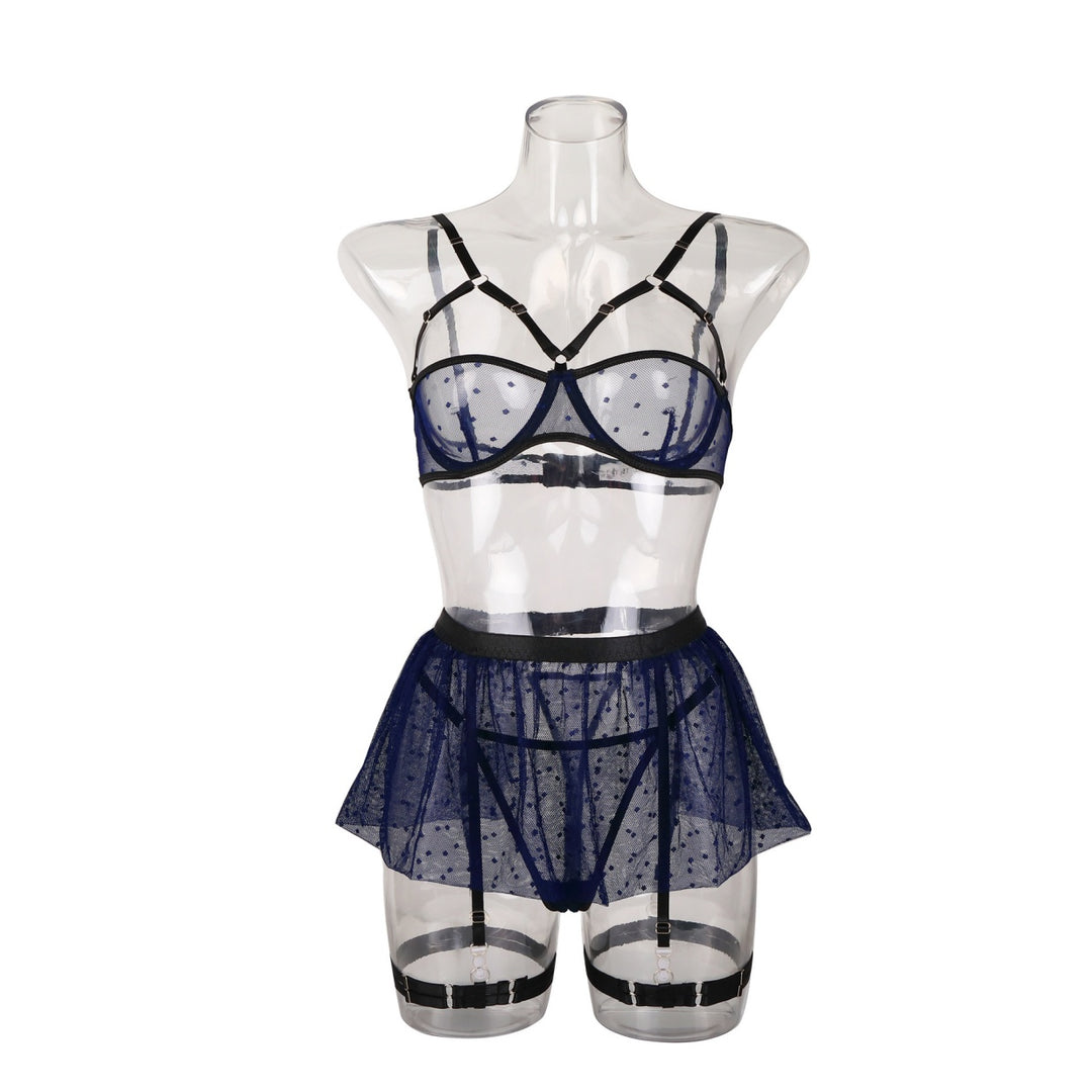 Mysterious Sheer Harness Lingerie