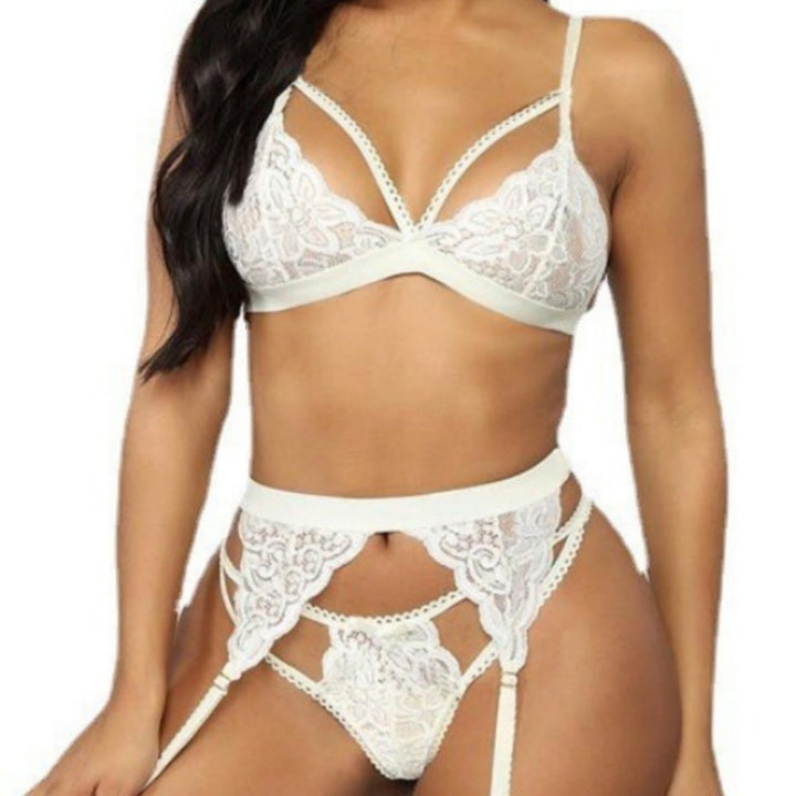 Strappy Lace Garter Lingerie