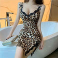 Seductive Leopard Print Lingerie