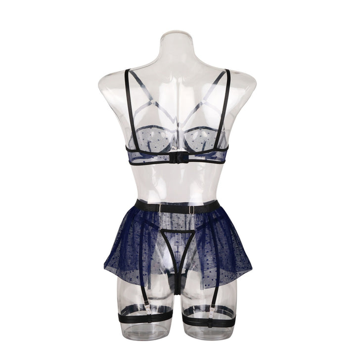 Mysterious Sheer Harness Lingerie