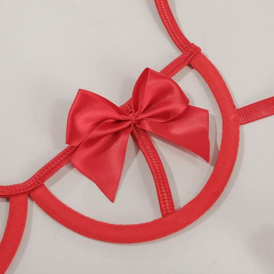 Bow Detail Two Piece Lingerie Set