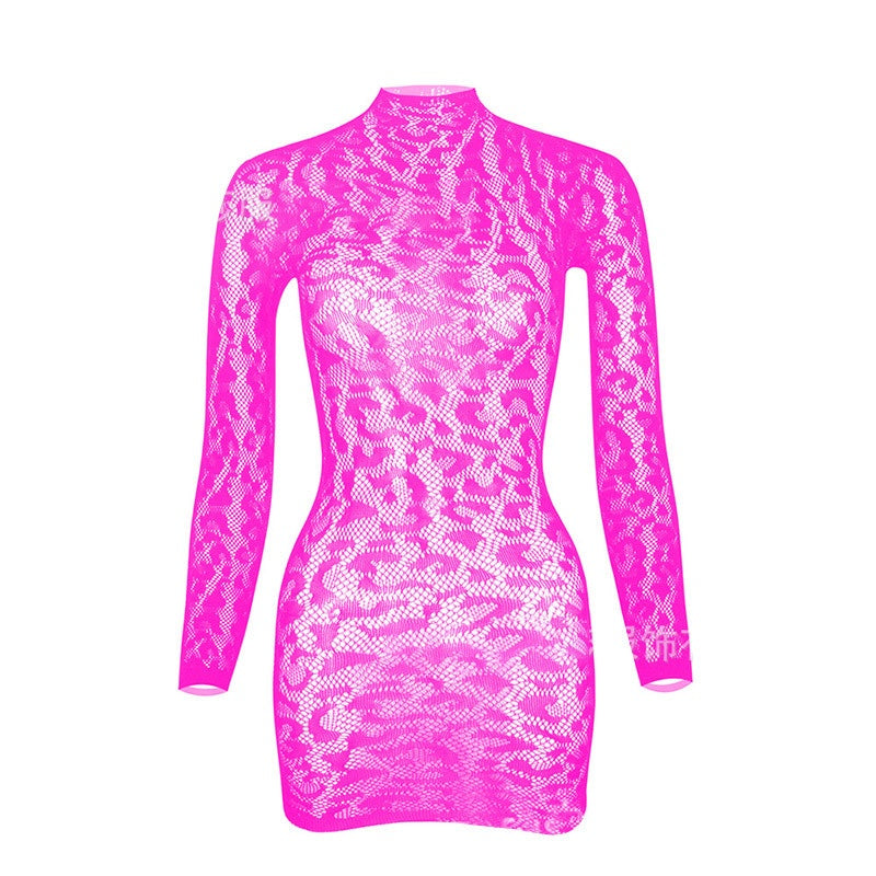 Leopard Sheer Dress