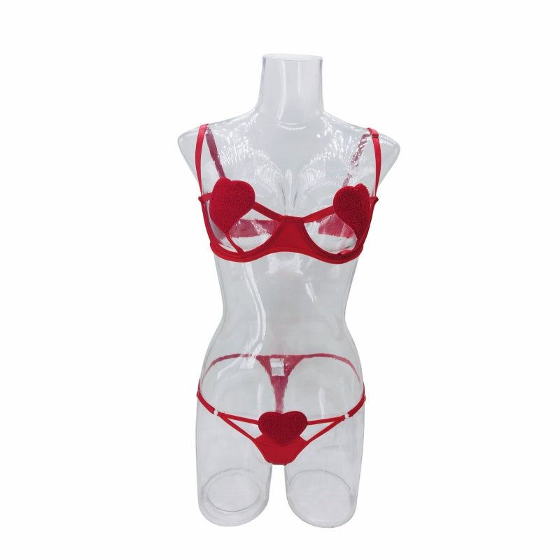 Playful Heart Open Cup Lingerie