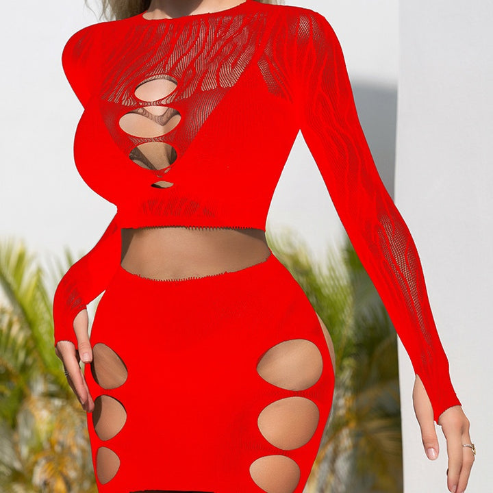Sexy Cut-Out Mesh Lingerie