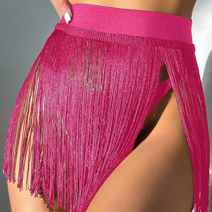 Fringe Lace Lingerie Skirt