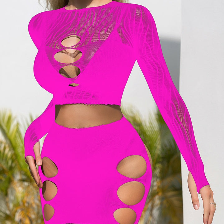 Sexy Cut-Out Mesh Lingerie