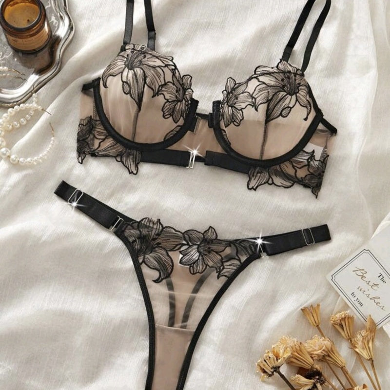 Floral Sheer Lingerie