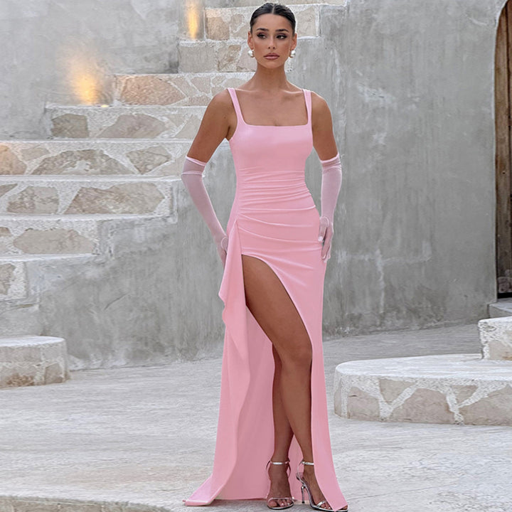 Elegant High Slit Dress
