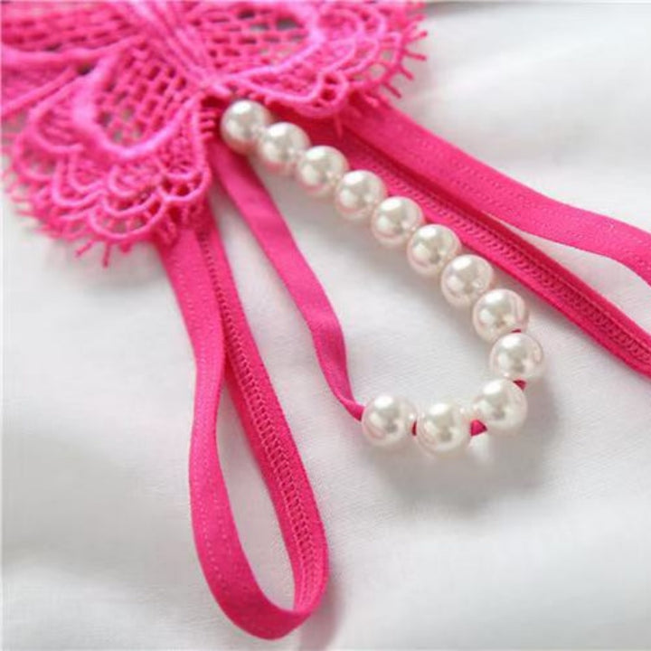 Pearl Butterfly Thong