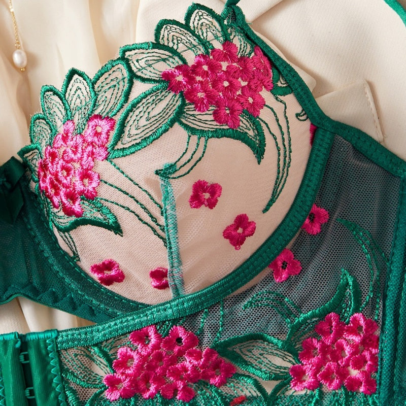 Floral Garter Lingerie