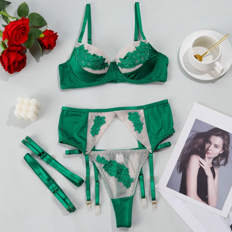 Open Cup Lace Garter