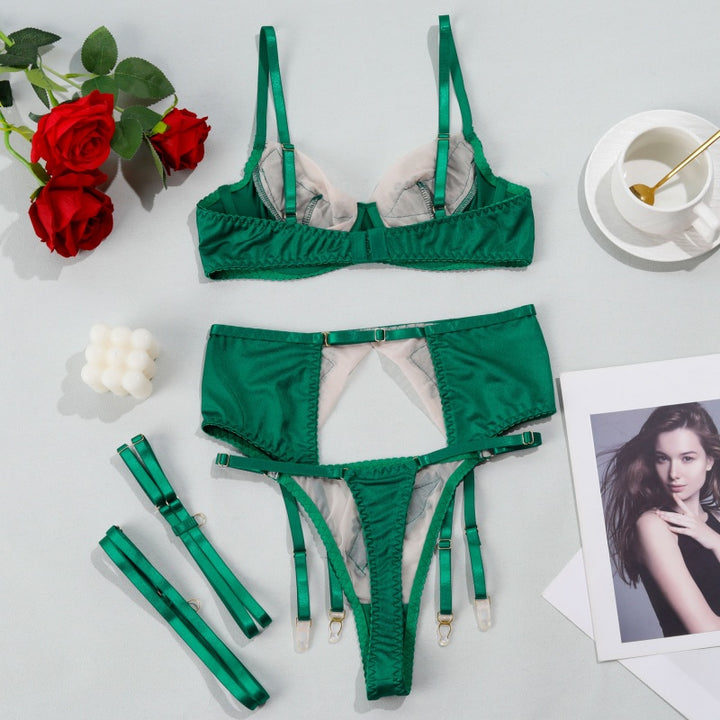 Open Cup Lace Garter