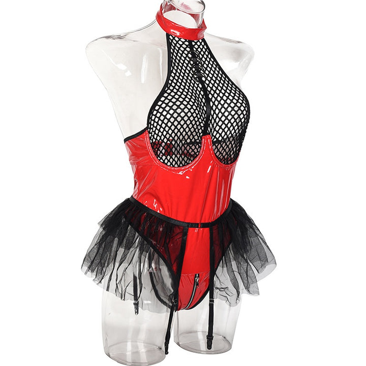 Seductive Fishnet Ring Bodysuit