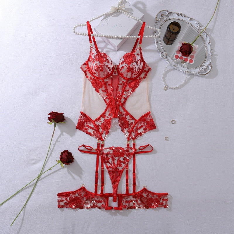 Floral Corset Bodysuit