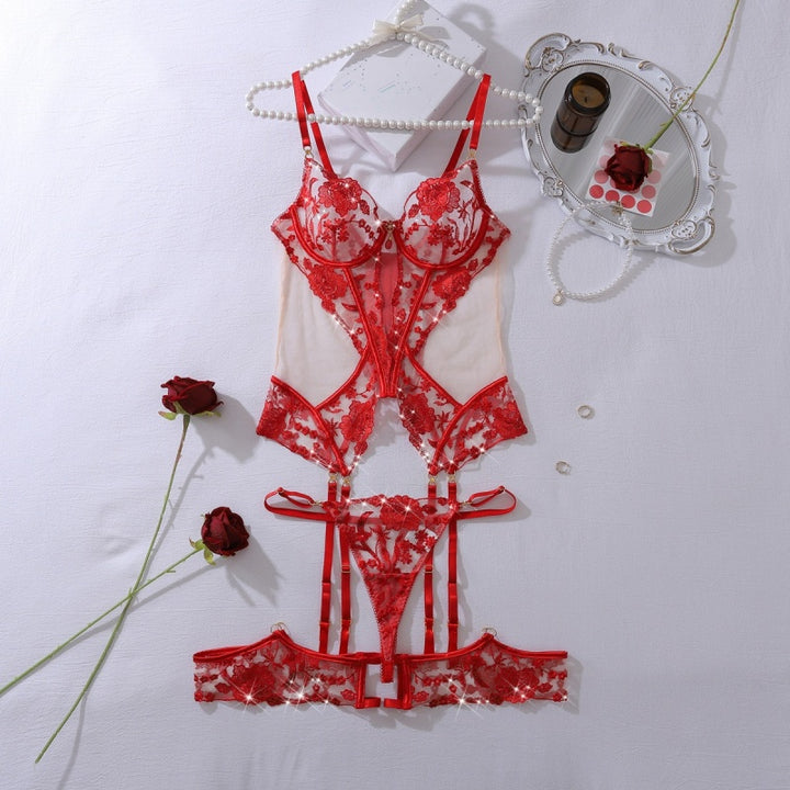 Floral Corset Bodysuit