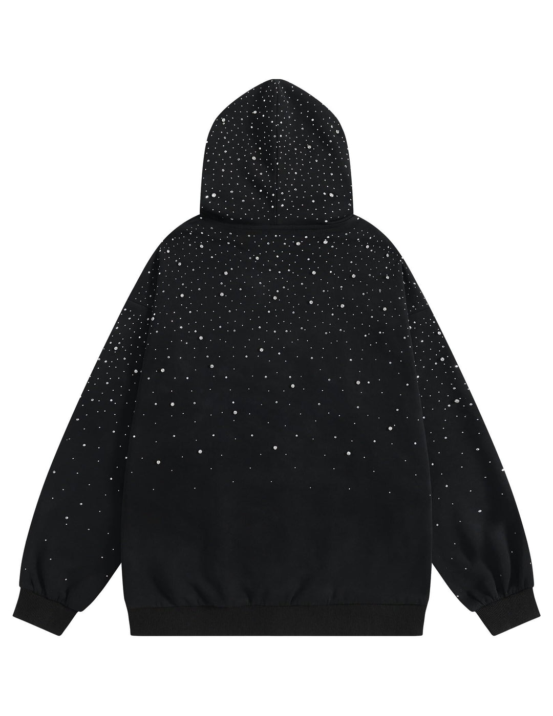 Rhinestone-embellished hoodie