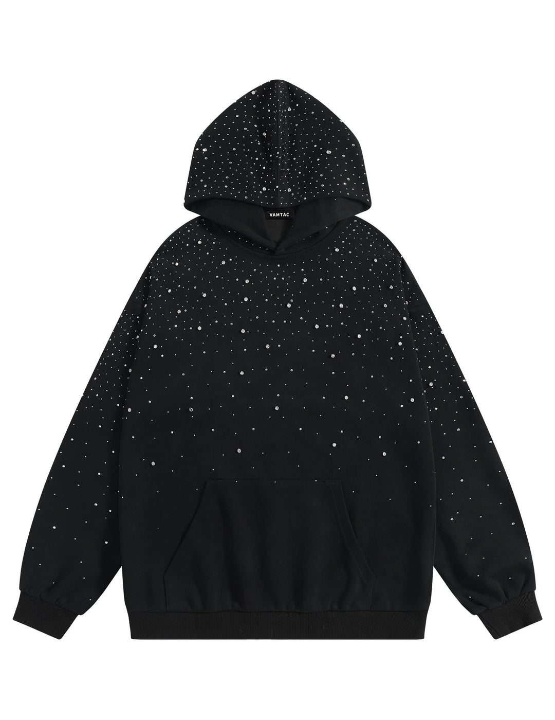Rhinestone-embellished hoodie