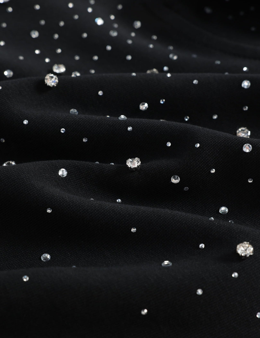 Rhinestone-embellished hoodie – Modalmellow
