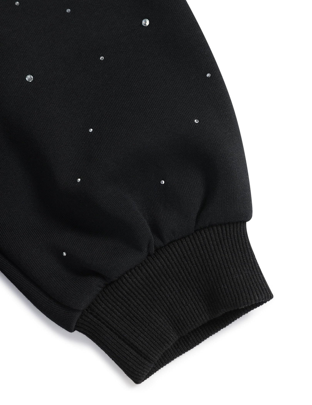 Rhinestone-embellished hoodie – Modalmellow