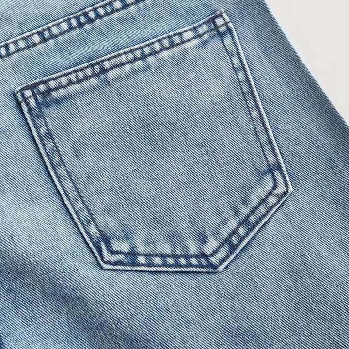 Women’s Rhinestone-Embellished Wide-Leg Jeans