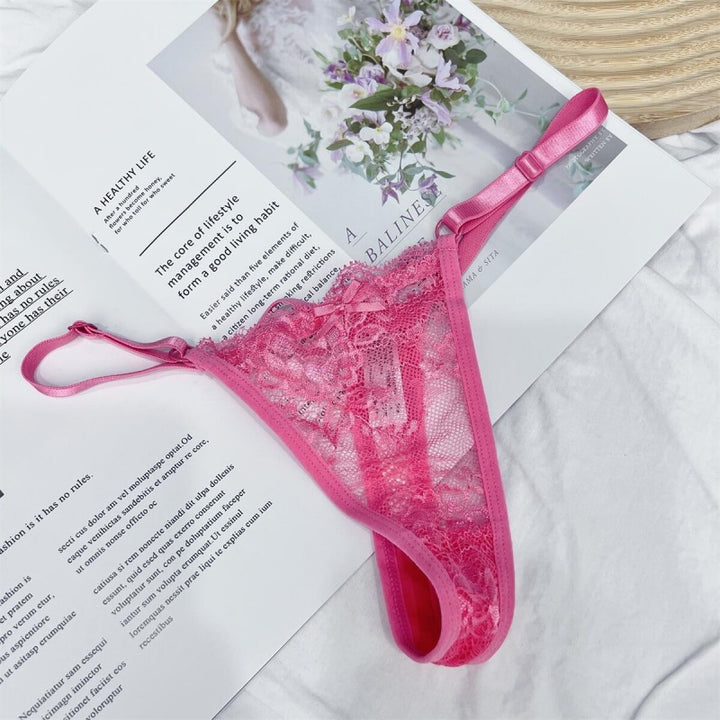Lace Adjustable Thong
