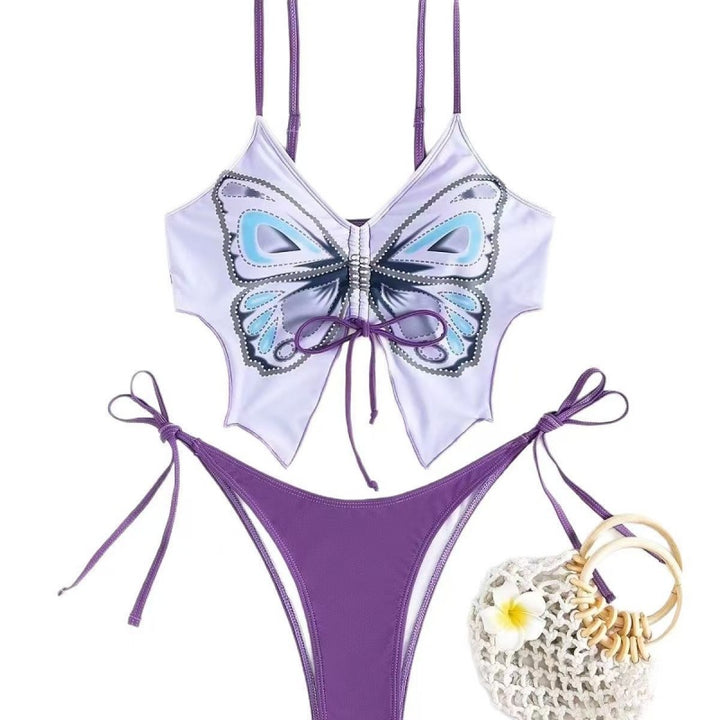 Butterfly Print Bikini