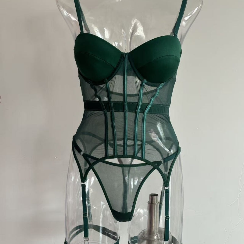 Sheer Mesh Corset Garter