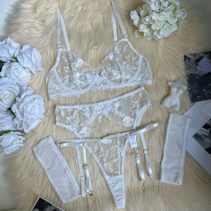 Heavy Embroidery Lace Strappy