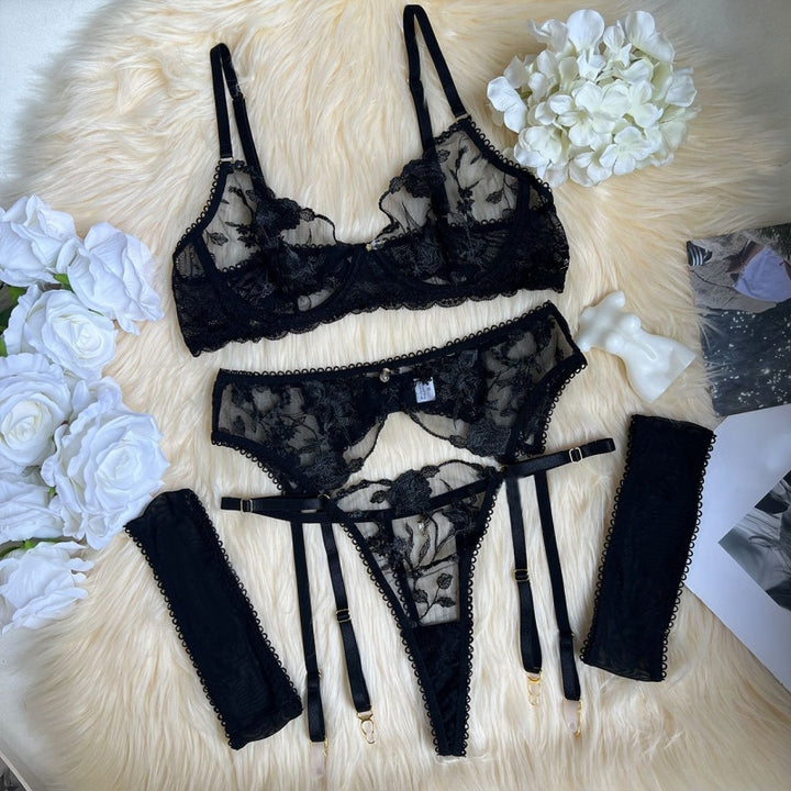 Heavy Embroidery Lace Strappy