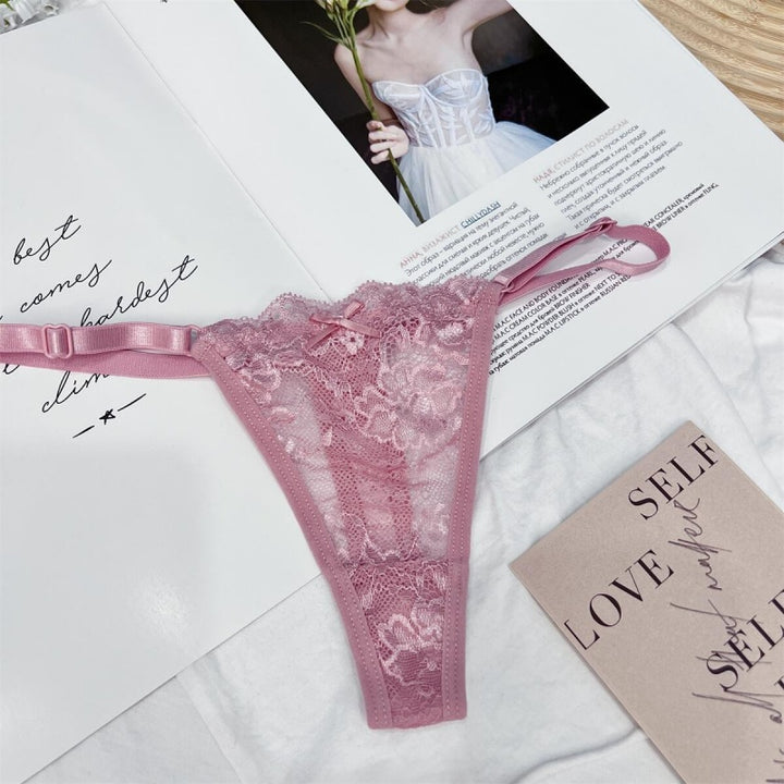 Lace Adjustable Thong