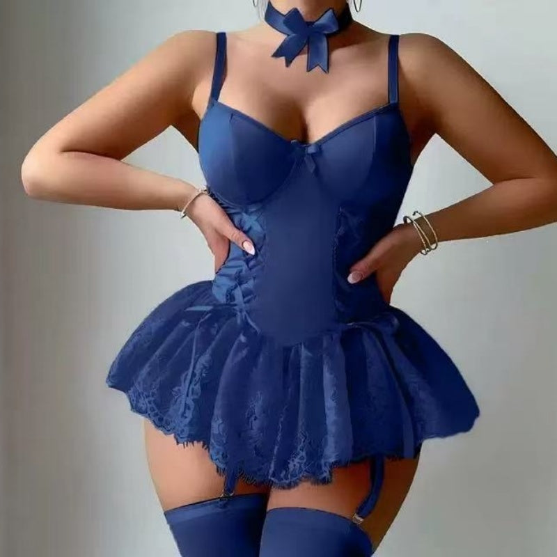 Lace Ruffle Babydoll